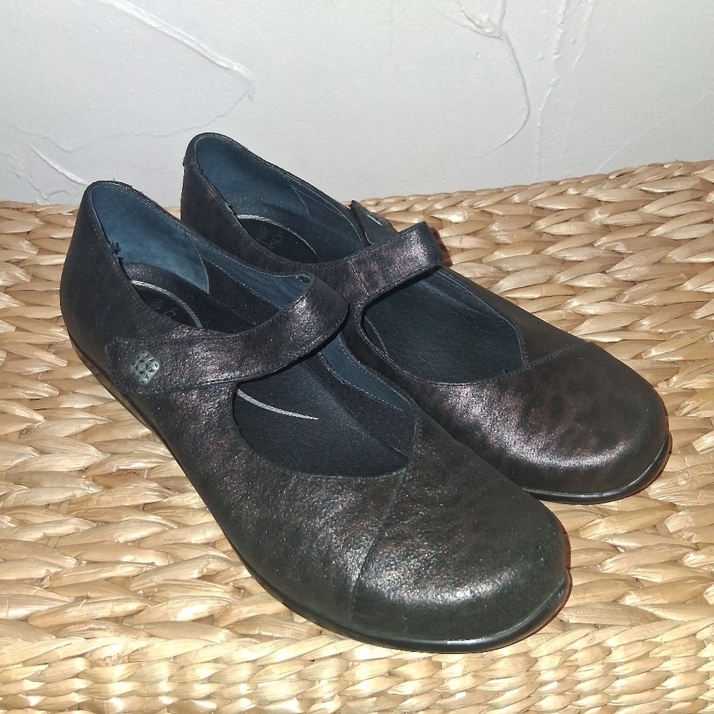 Dansko Opal Mary Jane 42/ 11.5 Leopard Print Leather Upper